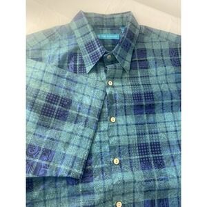 Tori Richard Resort Shirt-Size L- Made in Hawaii-100% Cotton-Excellent‎ Cond.